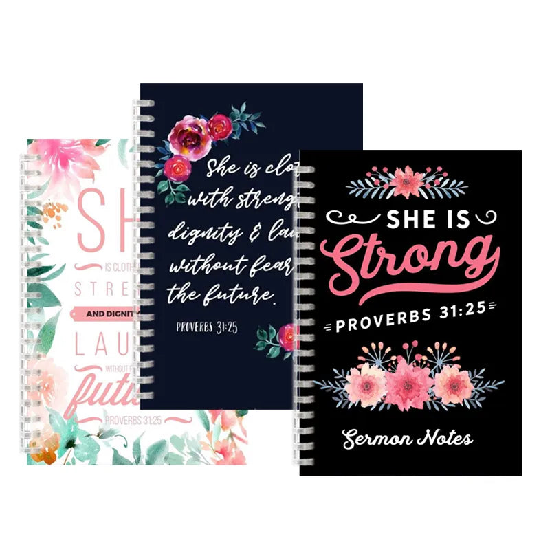 She is clothed with Strength and Dignity Notebook