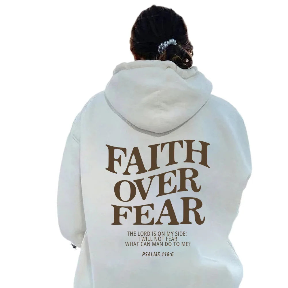 Faith Over Fear Christian Hoodie