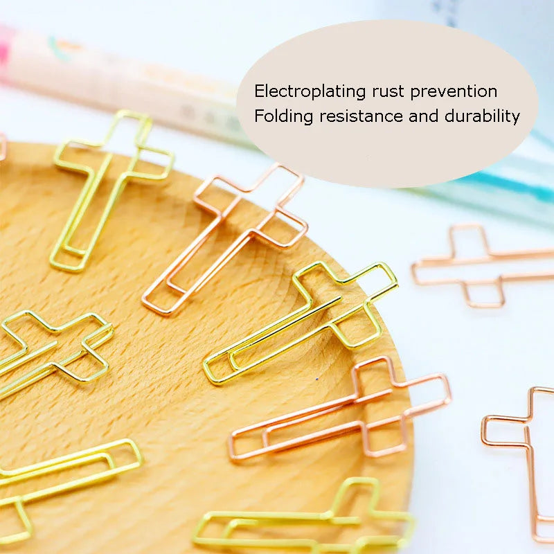 10PCS Paper Clips Clip Bible Metal Journaling Office Mini Bookmark Clamp Clamps.